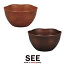 小鉢 汁椀 お椀 おしゃれ 食洗機 レンジ対応 木製風 樹脂製 【納期A】【toh-235129】