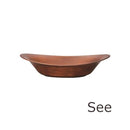 カレー皿 和食器 日本製 おしゃれ 木製風 食洗機 レンジ対応 樹脂製 パスタ皿 【納期A】【toh-235137】