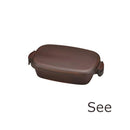 弁当箱 1段 和風 木製風 おしゃれ 仕切り板付き 日本製 おしゃれ 木製風 食洗機 レンジ対応 樹脂製 【納期A】【toh-235155】