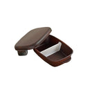 弁当箱 1段 和風 木製風 おしゃれ 仕切り板付き 日本製 おしゃれ 木製風 食洗機 レンジ対応 樹脂製 【納期A】【toh-235155】