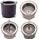 回転モップ モップ 掛け 収納 床掃除 フローリング 掃除 洗える 洗浄 脱水 【納期A】【toh-236207】