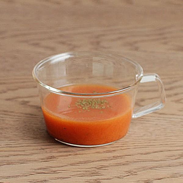 スープカップ 420ml カップ コップ 耐熱ガラス ガラス製 シンプル 取っ手付き 持ち手つき 【納期A】【toh-236304】