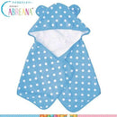 フード付きタオル 子供用 キッズ かわいい ドット柄 日射病対策 熱中症対策 紫外線防止 タオル 【納期A】【toh-240875】