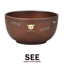 どんぶり椀 お椀 子供用 キッズ 日本製 和風 かわいい 木製風 食洗機 レンジ対応 樹脂製 【納期A】【toh-241737】