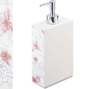 ディスペンサーボトル シャンプー用 コンディショナー用 ボディソープ用 花柄 おしゃれ かわいい 山崎実業 【納期A】【toh-243378】