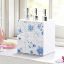 ディスペンサーボトル シャンプー用 コンディショナー用 ボディソープ用 花柄 おしゃれ かわいい 山崎実業 【納期A】【toh-243378】