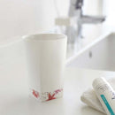 タンブラー 歯みがき用コップ 歯みがきコップ コップ カップ 花柄 山崎実業 【納期A】【toh-243392】