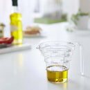 計量カップ 耐熱 おしゃれ 目盛り 見やすい はかりやすい 使いやすい 段々 段差 クリア 計量器 200ml 山崎実業 【納期A】【toh-243461】