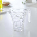 計量カップ 耐熱 見やすい はかりやすい 使いやすい おしゃれ 目盛り 段々 段差 クリア 計量器 500ml 山崎実業 【納期A】【toh-243462】