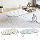 アイロン台 コンパクト 北欧 ロータイプ 低い 猫柄 ねこ ストライプ 軽い 軽量 山崎実業 【納期A】【toh-243487】