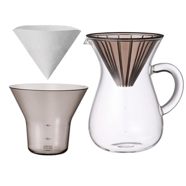 ドリップコーヒー ペーパードリップ 珈琲 カラフェ カラフェセット フィルター ペーパー ホルダー 【納期A】【toh-245121】