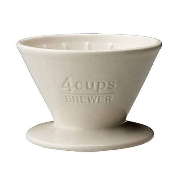 ブリューワー 磁器製 ドリップコーヒー コーヒー用具 単品 4杯サイズ 【納期A】【toh-245127】