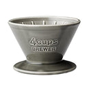 ブリューワー 磁器製 ドリップコーヒー コーヒー用具 単品 4杯サイズ 【納期A】【toh-245127】