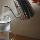 ケトル ステンレス 900ml やかん オシャレ カフェケトル コーヒードリップ用 直火 ガス 対応 【納期A】【toh-245130】