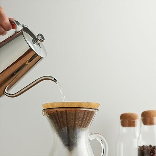 ケトル ステンレス 900ml やかん オシャレ カフェケトル コーヒードリップ用 直火 ガス 対応 【納期A】【toh-245130】