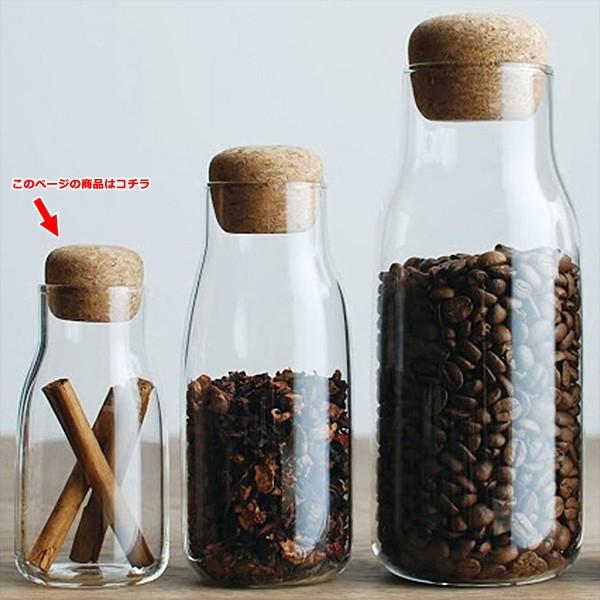 保存瓶 密閉 耐熱ガラス ガラス製 おしゃれ 瓶 コルク 150ml 容器 調味料 珈琲豆 シュガーポット ミルクピッチャー 【納期A】【toh-245138】