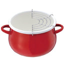 天ぷら鍋 ih対応 小さい ホーロー てんぷら鍋 天ぷら 天麩羅 天婦羅 鍋 一人用 16cm 【納期A】【toh-246552】