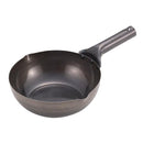 炒め鍋 鉄 ih対応 鉄炒め鍋 深型 なべ 鍋 片手鍋 22cm 【納期A】【toh-246596】