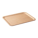 お盆 トレイ 天然木 木目 トレー 滑らない ノンスリップ加工 木製 ナチュラル シンプル 板 【納期A】【toh-247460】