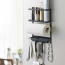 冷蔵庫サイドラック 冷蔵庫ラック マグネット式 磁石 サイドラック おしゃれ キッチンツール キッチンペーパーラック 山崎実業 【納期A】【toh-247728】