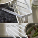 コンロコーナーラック コンロラック ガスコンロ 角 ラック 収納 フライパン置き 鍋置き 一時収納 おしゃれ 山崎実業 【納期A】【toh-247732】