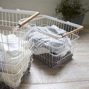 ランドリーバスケット 北欧 ナチュラル バスケット 洗濯かご 洗濯物入れ Mサイズ 山崎実業 【納期A】【toh-248113】