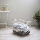 ランドリーバスケット 北欧 ナチュラル バスケット 洗濯かご 洗濯物入れ Mサイズ 山崎実業 【納期A】【toh-248113】