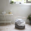 ランドリーバスケット ナチュラルデザイン バスケット 北欧 ランドリー収納 洗濯かご 洗濯物 Lサイズ 山崎実業 【納期A】【toh-248114】