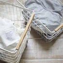 ランドリーバスケット ナチュラルデザイン バスケット 北欧 ランドリー収納 洗濯かご 洗濯物 Lサイズ 山崎実業 【納期A】【toh-248114】