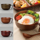 汁椀 おしゃれ 持ち手つき 取っ手つき 日本製 国産 お椀 どんぶり茶碗 丼 木目 おしゃれ カフェ風 cafe 【納期A】【toh-248276】