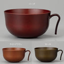 汁椀 おしゃれ 持ち手つき 取っ手つき 日本製 国産 お椀 どんぶり茶碗 丼 木目 おしゃれ カフェ風 cafe 【納期A】【toh-248276】