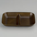 仕切り皿 2つ 和食器 和風 2つ仕切り皿 皿 プレート 木目 ウッド 国産 日本製 電子レンジ対応 山中塗 漆器 【納期A】【toh-248288】