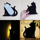 猫 雑貨 インテリア 壁 ライト LED 間接照明 自動 音 振動 点灯 ウォールライト ネセンサーライト コ ねこ 【納期A】【toh-250575】