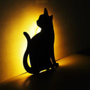 猫 雑貨 インテリア 壁 ライト LED 間接照明 自動 音 振動 点灯 ウォールライト ネセンサーライト コ ねこ 【納期A】【toh-250575】