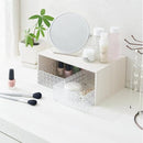 コの字ラック 木製 卓上ラック 収納 コの字 ケース付き シンプル ホワイト 白 茶 【納期A】【toh-251839】