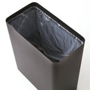 ゴミ箱 シンプル ごみ袋ストッパー付き 白 黒 おしゃれ スチール 山崎実業 【納期A】【toh-253030】