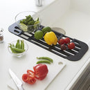 水きりラック 水きり 水切り 伸縮 伸びる スリム スタイリッシュ 伸縮水切りラック 山崎実業 【納期A】【toh-253182】