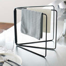 布巾ハンガー キッチンタオル ふきん ハンガー 折り畳み 折りたたみ 白 黒 シンプル 山崎実業 【納期A】【toh-253226】