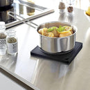 鍋敷き シンプル 黒 白 シリコン 丸 正方形 円形 山崎実業 【納期A】【toh-253230】