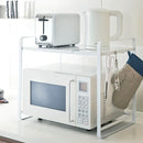 レンジラック 伸縮 電子レンジ収納ラック 電子レンジラック フック付き 山崎実業 【納期A】【toh-253248】