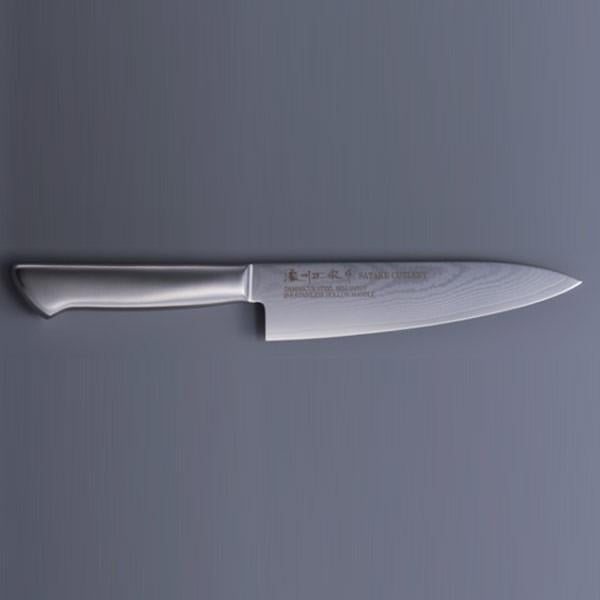 包丁 刃渡り 18cm ダマスカス 日本製 持ち手一体型 【納期A】【toh-255723】