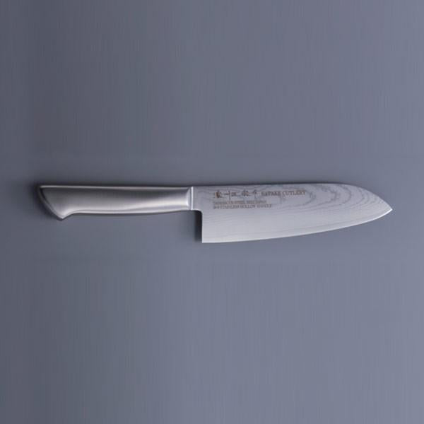 三徳包丁 刃渡り 17cm ダマスカス 日本製 【納期A】【toh-255724】