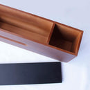 ティッシュケース 木製 おしゃれ インテリア 小物収納 ホワイト 白 ブラック 黒 【納期A】【toh-255970】