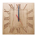 壁時計 壁掛時計 ローマ数字 数字 日本製 木製 天然木 無垢材 シンプル おしゃれ 時計 【納期A】【toh-257247】