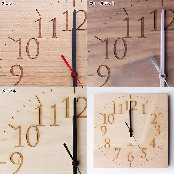 壁時計 壁掛時計 ローマ数字 数字 日本製 木製 天然木 無垢材 シンプル おしゃれ 時計 【納期A】【toh-257247】