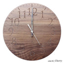 掛け時計 木製 シンプル 円形 丸 見やすい 日本製 アナログ時計 壁 おしゃれ 【納期A】【toh-257248】