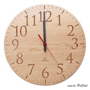 掛け時計 木製 シンプル 円形 丸 見やすい 日本製 アナログ時計 壁 おしゃれ 【納期A】【toh-257248】