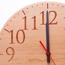 掛け時計 木製 シンプル 円形 丸 見やすい 日本製 アナログ時計 壁 おしゃれ 【納期A】【toh-257248】