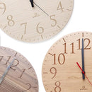 掛け時計 木製 シンプル 円形 丸 見やすい 日本製 アナログ時計 壁 おしゃれ 【納期A】【toh-257248】