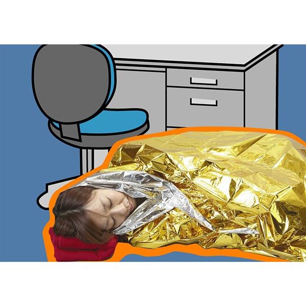 アルミブランケット 防寒 日差し対策 日よけ アルミシート 防災用品 防災グッズ 【納期A】【toh-257307】